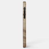 Rustieke Houtnerf Minimalistische Elegante Bruilof Case-Mate iPhone Case (Achterkant/links)