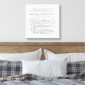 Rustieke Houtnerf Psalm 91 Kunstbord Canvas Afdruk (Insitu (Slaapkamer))