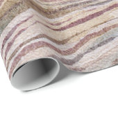 Rustieke Houtnerf Waterverf Landelijke Stijl Cadeaupapier (Rol Hoek)