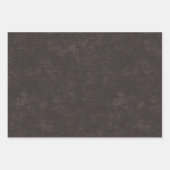 Rustieke Houtskool & Beige Sneeuwvlok Xmas Inpakpapier Vel (Voorkant 2)