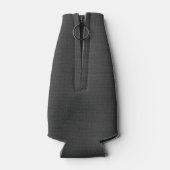 Rustieke houtskool Classic Monogram Flesjeskoeler (Achterkant)
