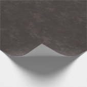 Rustieke houtskool getextureerde kerst cadeaupapier (Hoek)