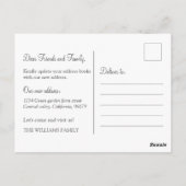 Rustieke huis rode deur boerderij hebben we verpla briefkaart (Achterkant)