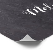 Rustieke huisdieren trouwdag welkom gepersonalisee poster (Hoek)