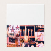 Rustieke huiselijke Kerstversiering Collagekaart Kaart (Buitenkant ongevouwen)