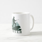 Rustieke Hunter Silhouette met Wildlife Mok (Voorkant rechts)