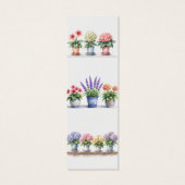 Rustieke Hydrangea Lavendel Elegant Bijbelvers Mini Visitekaartjes (Achterkant)