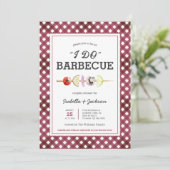 Rustieke I DO Barbecue Bruiloft Shower Uitnodiging (Staand voorkant)