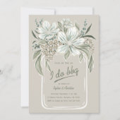 Rustieke 'I Do BBQ' koppel bruidsfeest uitnodiging (Voorkant)