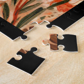Rustieke Impressionistische Herfstkalkoen Legpuzzel (Zijkant)