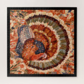 Rustieke Impressionistische Herfstkalkoen Legpuzzel (Horizontaal)