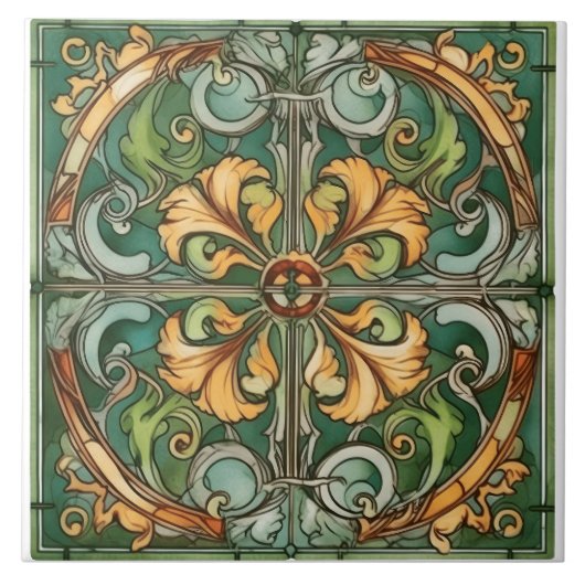 Rustieke Indigo Azulejo Tegels in het oude gebouw Tegeltje (Voorkant)