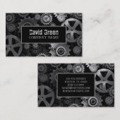 Rustieke Industriële Bouw Mechanic Visitekaartje (Voorkant / Achterkant)