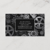 Rustieke Industriële Bouw Mechanic Visitekaartje (Achterkant)