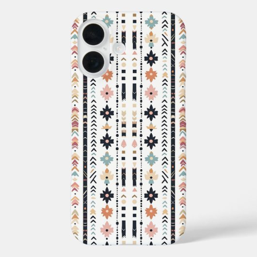 Rustieke Inheemse Etnische Modderdoek Esthetiek Ve Case-Mate iPhone Case (Achterkant)