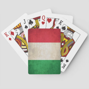 Rustieke  Italiaanse vlag Kaart spel