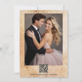 Rustieke Italiaanse wijn nog lang en gelukkig na d Kaart (Achterkant)