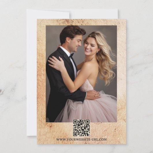 Rustieke Italiaanse wijn nog lang en gelukkig na d Kaart (Achterkant)