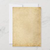 Rustieke jacht De oude bok gaat met pensioen Kaart (Achterkant)