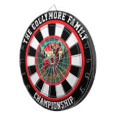 Rustieke jachthuis herten kunst dartbord (Voorkant Rechts)