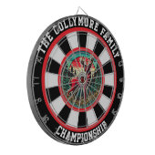 Rustieke jachthuis herten kunst dartbord (Voorkant Links)