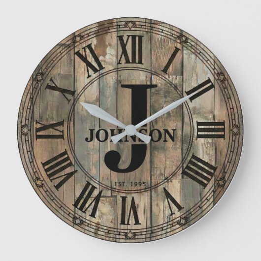 Rustieke Johnson Familie Klok | Boerderij Decorati (Voorkant)