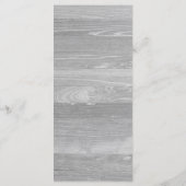 Rustieke jute daisy bruiloft menu daisy2 (Achterkant)