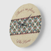 Rustieke jute en bloemen grote klok (Hoek)