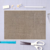 Rustieke jute-look bruin gedrukte achtergrond tissuepapier (Craft)