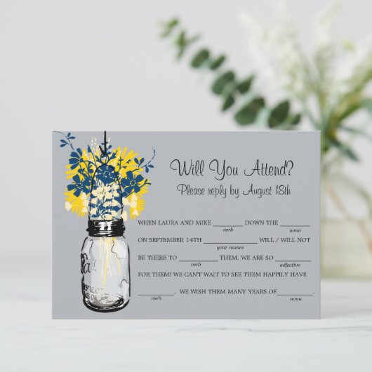 Rustieke juten pot met wilde bloemen LIB RSVP (Staand voorkant)