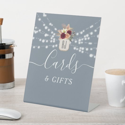 Rustieke Kaarten en geschenken Trouwbord Reclamebord Met Voetstuk (Insitu)