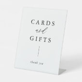 Rustieke kalligrafiekaarten en geschenken voetstuk reclamebord met voetstuk (Voorkant)