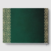 Rustieke kant Custom Branded EVENT Keepsake Persoo Gastenboek (Achterkant)