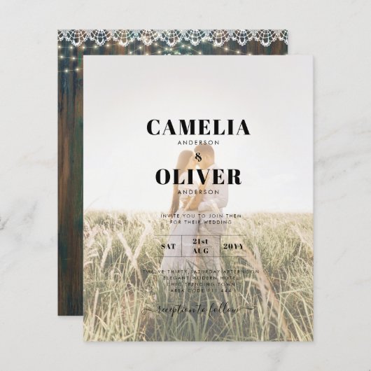 Rustieke Kant Gypsophila Lichten Metselaars Pot Hu (Voorkant / Achterkant)