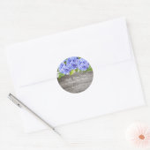 Rustieke Kant Hydrangeas Bruiloft Sticker (Envelop)