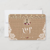 Rustieke Kant Jute Snoerlampen Trouw RSVP (Voorkant)