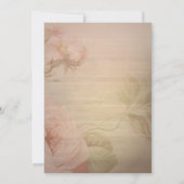 Rustieke Kant String Lights Theeset Vrijgezellenfe Kaart (Achterkant)