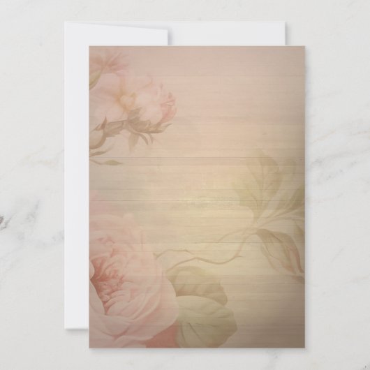 Rustieke Kant String Lights Theeset Vrijgezellenfe Kaart (Achterkant)