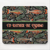 Rustieke Kantoor decor ik liever Gevist Muismat (Voorkant)