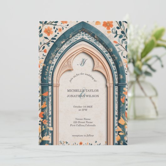  rustieke katholieke kerkweide kaart (Staand voorkant)