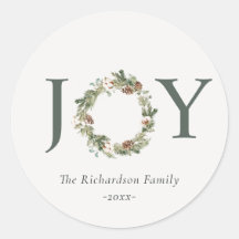 Rustieke katoenen dennen vreugde merriest kerst kr