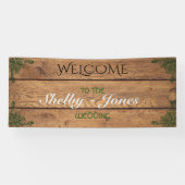 Rustieke Keltische Claddagh Bruiloft Banner (Horizontaal)