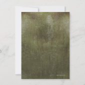 Rustieke Kersenbloesem Bloemen Huwelijk 4.5 "x 6.2 Kaart (Achterkant)