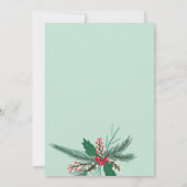 Rustieke Kerst Bedrijf Mistletoe Goud lijst Kaart (Achterkant)