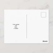 Rustieke Kerst Botanische Bow Ribbon Foto Lijst Briefkaart (Achterkant)