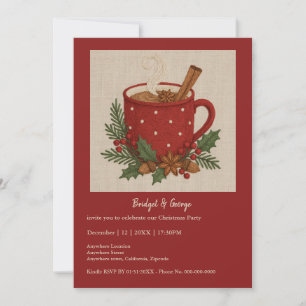 Rustieke Kerst Cacao Mok Kaneel feest