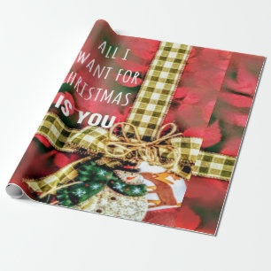 rustieke kerst cadeaupapier