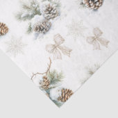  rustieke kerst dennenappels tissuepapier (Detail)
