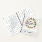 Rustieke Kerst Familie Recept Boek Kookboek (Binnen)