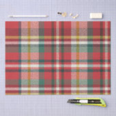 Rustieke Kerst Feestdagen Rood en Groen Plaid Tissuepapier (Craft)